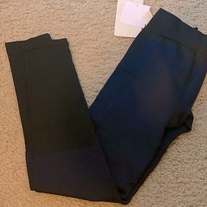 Fabletics Seamless Leggings.Blue&Black. Sz XS. NWT